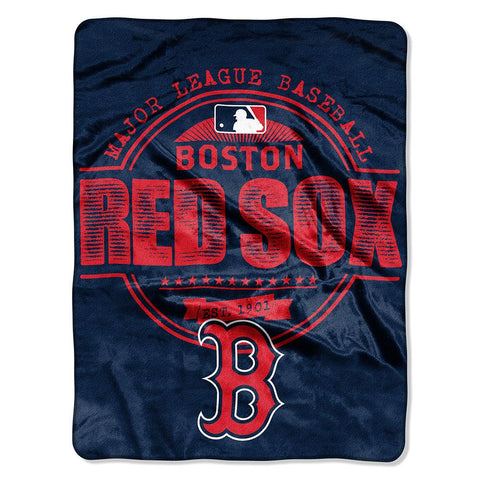 Boston Red Sox MLB Micro Raschel Blanket (Structure Series) (46in x 60in)
