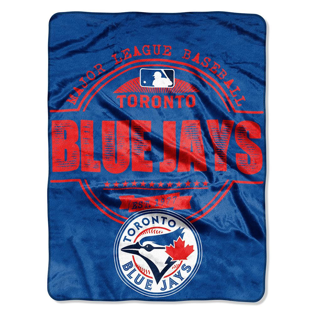 Toronto Blue Jays MLB Micro Raschel Blanket (Structure Series) (45in x 60in)
