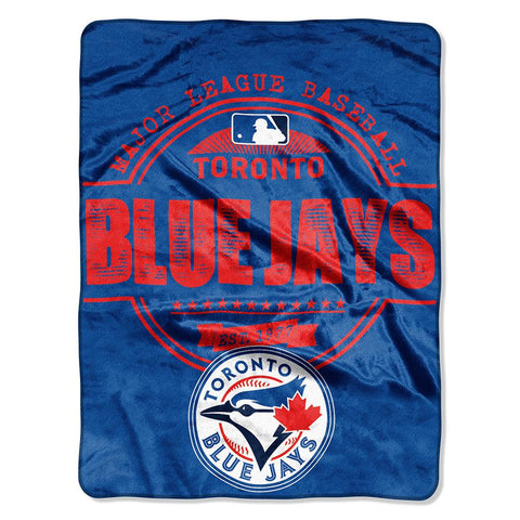 Toronto Blue Jays MLB Micro Raschel Blanket (Structure Series) (45in x 60in)