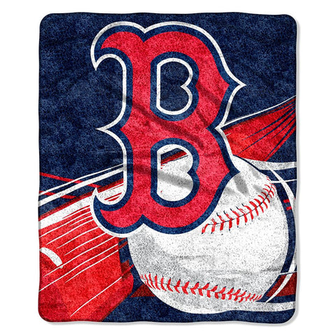 Boston Red Sox MLB Sherpa Throw (Big Stick Series) (50x60)
