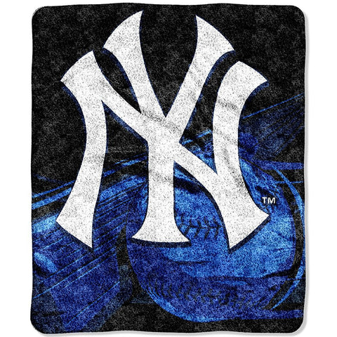 New York Yankees MLB Sherpa Throw (Big Stick Series) (50x60)