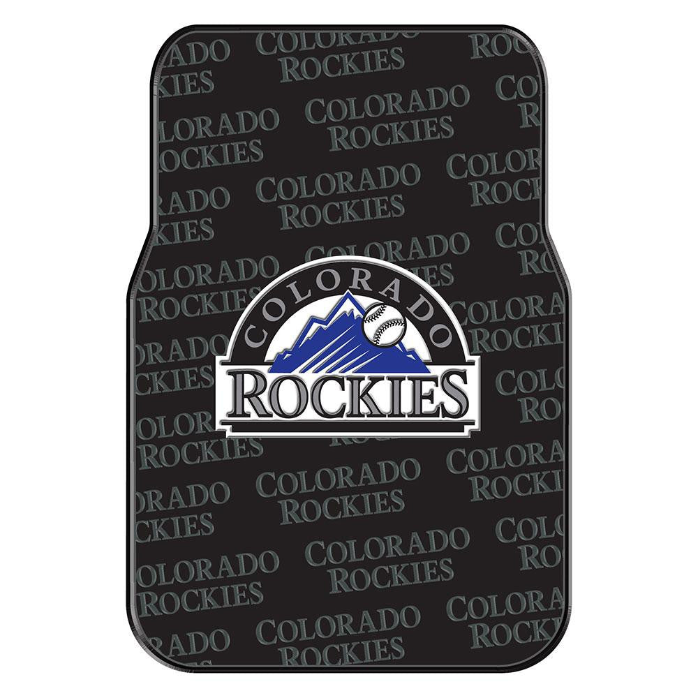 Colorado Rockies MLB Car Front Floor Mats (2 Front) (17x25)