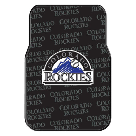 Colorado Rockies MLB Car Front Floor Mats (2 Front) (17x25)