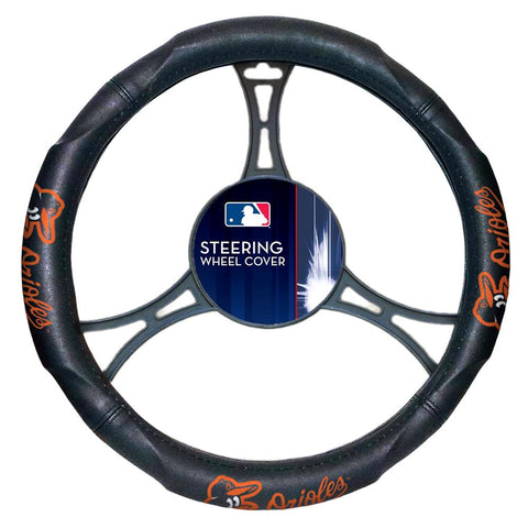 Baltimore Orioles Mlb Steering Wheel Cover (14.5" To 15.5")