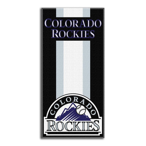 Colorado Rockies MLB Zone Read Cotton Beach Towel (30in x 60in)