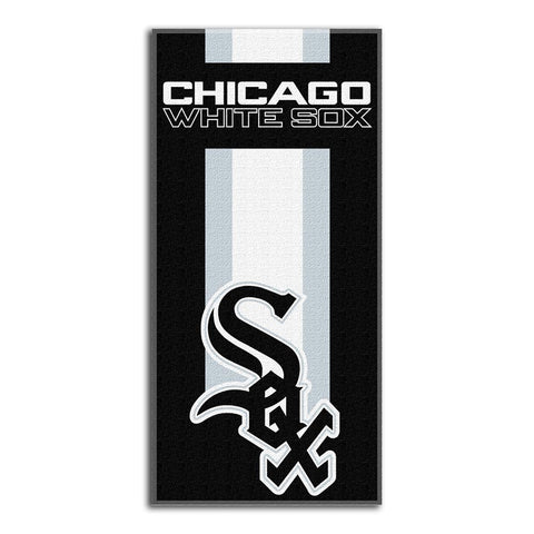 Chicago White Sox MLB Zone Read Cotton Beach Towel (30in x 60in)