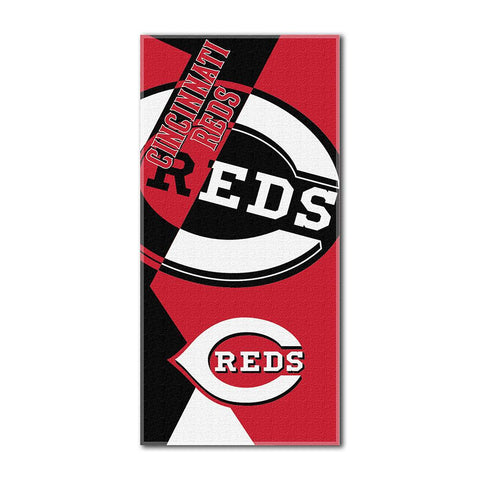 Cincinnati Reds MLB ?Puzzle? Over-sized Beach Towel (34in x 72in)