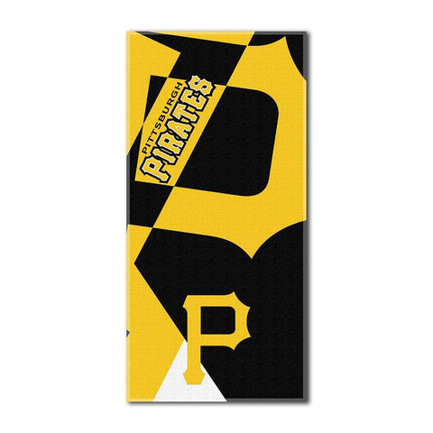 Pittsburgh Pirates Mlb Over-sized Beach Towel (puzzle Series) (34in X 72in)