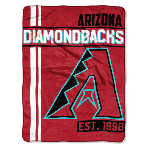Arizona Diamondbacks Mlb Micro Raschel Blanket (walk Off Series) (48"x60")