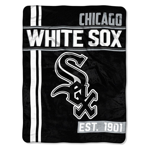 Chicago White Sox Mlb Micro Raschel Blanket (walk Off Series) (48"x60")