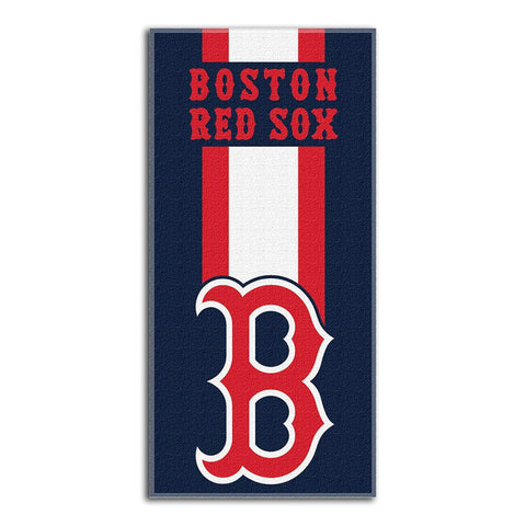Boston Red Sox MLB Zone Read Cotton Beach Towel (30in x 60in)