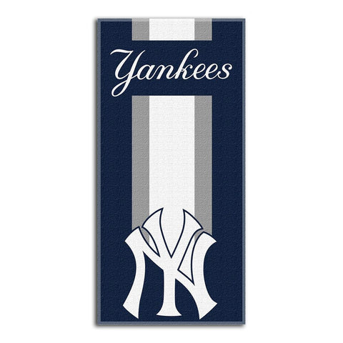 New York Yankees MLB Zone Read Cotton Beach Towel (30in x 60in)