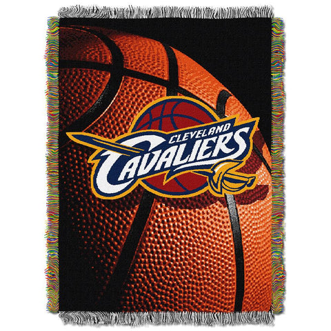 Cleveland Cavaliers NBA Woven Tapestry Throw Blanket (48x60)