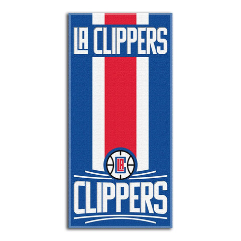 Los Angeles Clippers NBA Zone Read Cotton Beach Towel (30in x 60in)