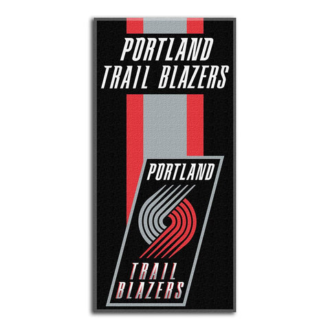 Portland Trail Blazers Nba Zone Read Cotton Beach Towel (30in X 60in)