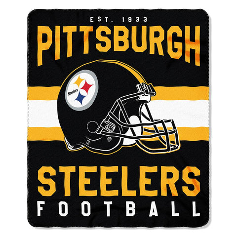 Pittsburgh Steelers Nfl Light Weight Fleece Blanket (singular Series) (50inx60in)