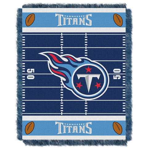 Tennessee Titans NFL Triple Woven Jacquard Throw (Field Baby Series) (36x48)