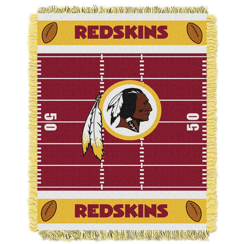 Washington Redskins NFL Triple Woven Jacquard Throw (Field Baby Series) (36x48)