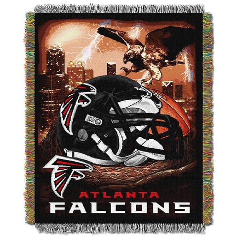 Atlanta Falcons NFL Woven Tapestry Throw (Home Field Advantage) (48x60)