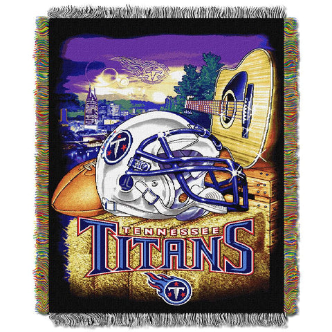 Tennessee Titans NFL Woven Tapestry Throw (Home Field Advantage) (48x60)