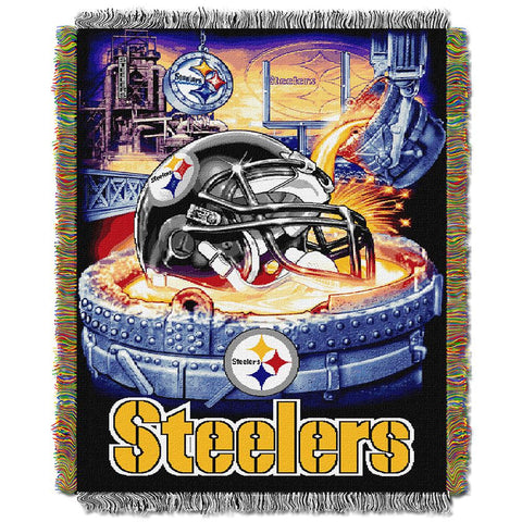 Pittsburgh Steelers NFL Woven Tapestry Throw (Home Field Advantage) (48x60)