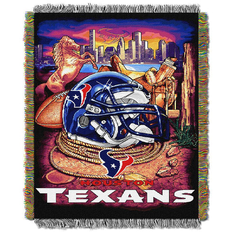 Houston Texans NFL Woven Tapestry Throw (Home Field Advantage) (48x60)