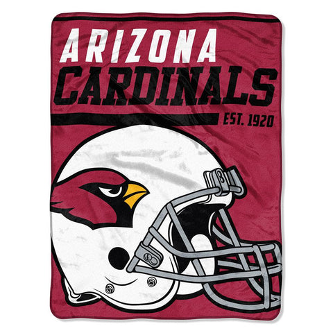 Arizona Cardinals Nfl Micro Raschel Blanket (40-yard Dash Series) (46in X 60in)