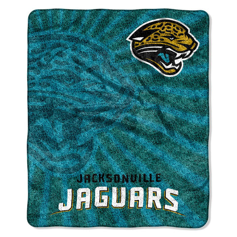 Jacksonville Jaguars NFL Sherpa Throw (Strobe Series) (50in x 60in)