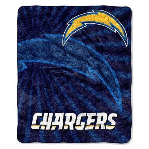 San Diego Chargers NFL Sherpa Throw (Strobe Series) (50in x 60in)