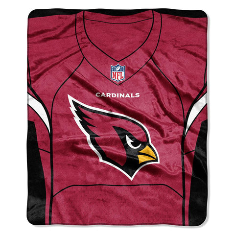 Arizona Cardinals Nfl Royal Plush Raschel Blanket (jersey Raschel) (50in X 60in)