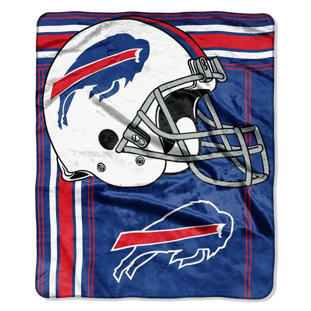 Buffalo Bills Nfl Royal Plush Raschel Blanket (jersey Raschel) (50in X 60in)