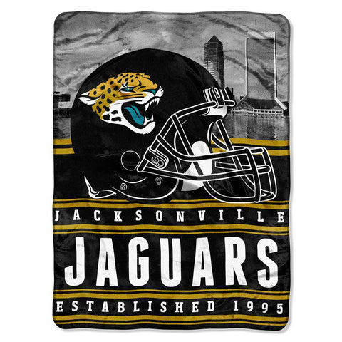 Jacksonville Jaguars NFL Silk Touch Throw (Stacked Series) (60inx80in)