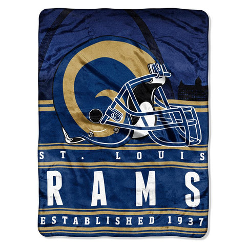 St. Louis Rams NFL Silk Touch Throw (Stacked Series) (60inx80in)
