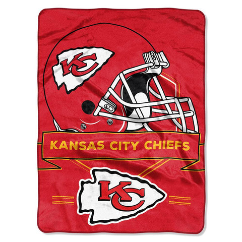 Kansas City Chiefs NFL Royal Plush Raschel (Prestige Series)