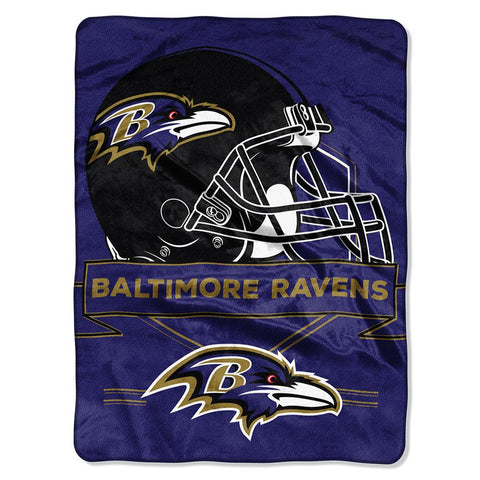 Baltimore Ravens NFL Royal Plush Raschel (Prestige Series)