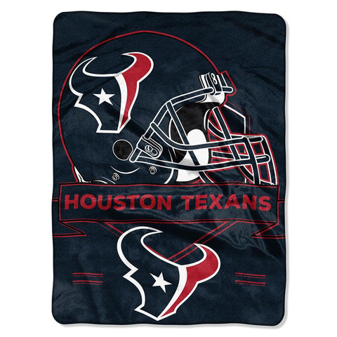 Houston Texans NFL Royal Plush Raschel (Prestige Series)
