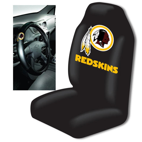 Washington Redskins NFL Car Seat Cover and Steering Wheel Cover Set