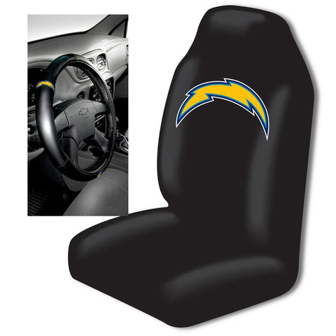 San Diego Chargers NFL Car Seat Cover and Steering Wheel Cover Set