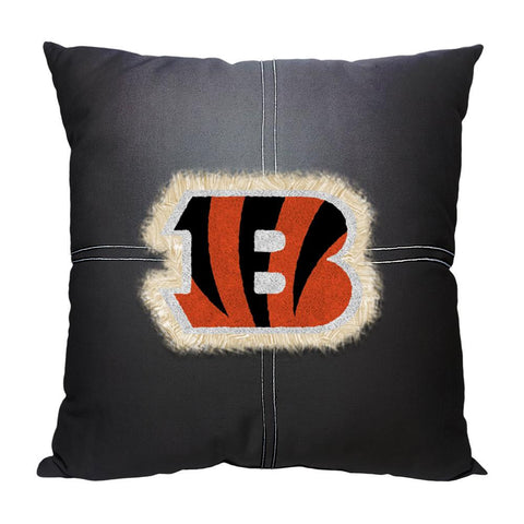 Cincinnati Bengals NFL Team Letterman Pillow (18x18)
