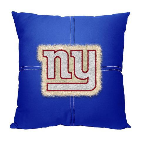 New York Giants NFL Team Letterman Pillow (18x18)