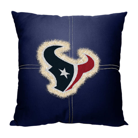 Houston Texans NFL Team Letterman Pillow (18x18)