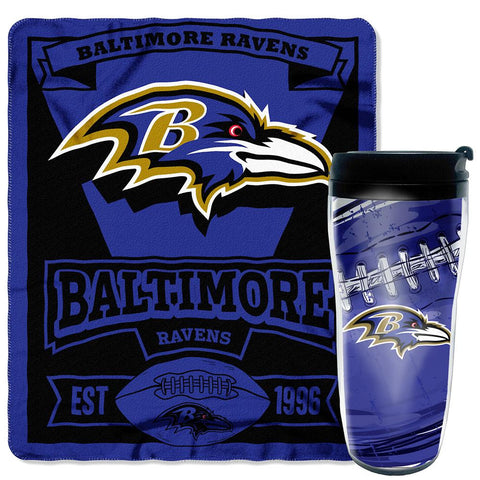 Baltimore Ravens NFL Mug 'N Snug Set