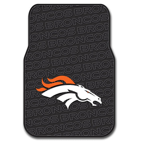 Denver Broncos NFL Car Front Floor Mats (2 Front) (17x25)