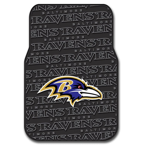 Baltimore Ravens NFL Car Front Floor Mats (2 Front) (17x25)