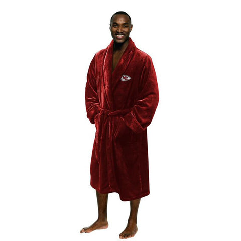 Kansas City Chiefs NFL Men's Silk Touch Bath Robe (L-XL)