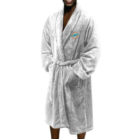 Miami Dolphins NFL Men's Silk Touch Bath Robe (L-XL)