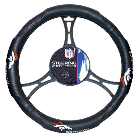 Denver Broncos NFL Steering Wheel Cover (14.5 to 15.5)