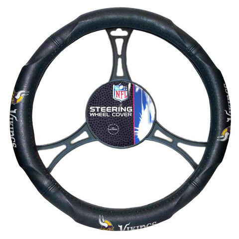 Minnesota Vikings NFL Steering Wheel Cover (14.5 to 15.5)