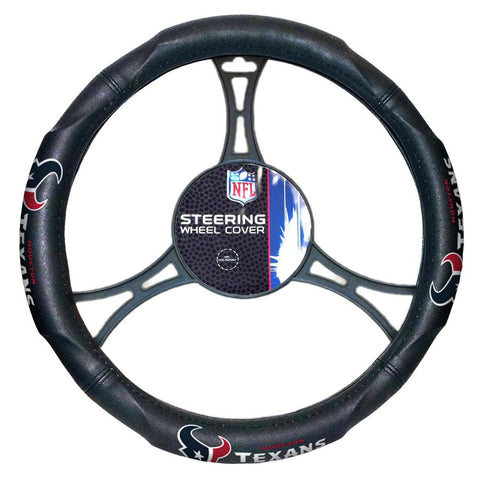 Houston Texans NFL Steering Wheel Cover (14.5 to 15.5)