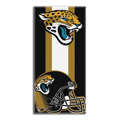 Jacksonville Jaguars NFL Zone Read Cotton Beach Towel (30in x 60in)